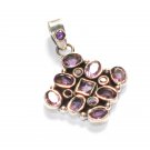 ST212      Amethyst Pendant in Sterling Silver