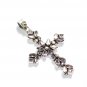 ST248     Amethyst Cross Pendant in Sterling Silver