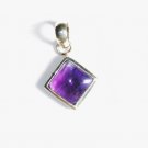 PN164    Amethyst Pendant in Sterling Silver