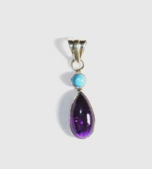 PN171   Amethyst Pendant in Sterling Silver