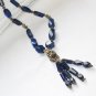 ST086       Lapis Lazuli Necklace in Sterling Silver