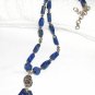 ST086 Lapis Lazuli Necklace in Sterling Silver