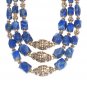 ST087       Lapis Lazuli Necklace in Sterling Silver