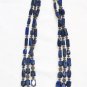 ST087       Lapis Lazuli Necklace in Sterling Silver