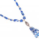 ST511       Lapis Lazuli Necklace in Sterling Silver