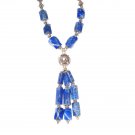 ST513       Lapis Lazuli Necklace in Sterling Silver