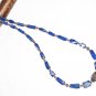 ST528       Lapis Lazuli Necklace in Sterling Silver