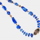 ST542      Lapis Lazuli Necklace in Sterling Silver