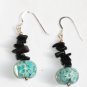 ST294 Murano Glass Necklace, Earrings and Bracelet in Sterling Silver