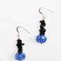 ST297 Murano Glass Necklace, Earrings and Bracelet in Sterling Silver