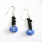 ST301 Murano Glass Necklace, Earrings and Bracelet in Sterling Silver