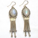 ER010       Moonstone Earrings in Sterling Silver
