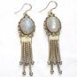 ER010       Moonstone Earrings in Sterling Silver