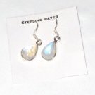 ER035       Moonstone Earrings in Sterling Silver