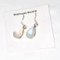 ER035       Moonstone Earrings in Sterling Silver