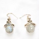 ER091       Moonstone Earrings in Sterling Silver