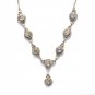 ST011       Moonstone Necklace in Sterling Silver