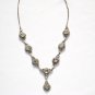 ST011 Moonstone Necklace in Sterling Silver