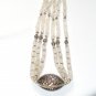 ST047 Moonstone Necklace in Sterling Silver