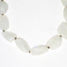 ST485      Moonstone Necklace in Sterling Silver