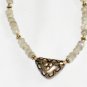 ST603      Moonstone Necklace in Sterling Silver