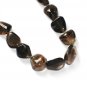 ST042    Smoky Quartz Necklace in Sterling Silver