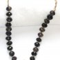 ST093 Smoky Quartz Necklace in Sterling Silver