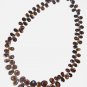ST497 Smoky Quartz Necklace in Sterling Silver