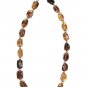ST521 Smoky Quartz Necklace and Bracelet Set in Sterling Silver