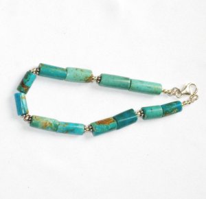 ST049   Turquoise Bracelet in Sterling Silver