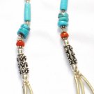 ST035 Turquoise Necklace in Sterling Silver