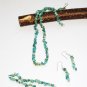 ST320 Turquoise Necklace and Earrings Set  in Sterling Silver