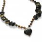 ST059 Tiger's Eye Necklace in Sterling Silver