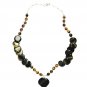 ST059 Tiger's Eye Necklace in Sterling Silver