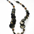 ST097 Tiger's Eye Necklace in Sterling Silver