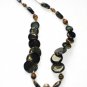ST097 Tiger's Eye Necklace in Sterling Silver