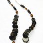 ST097 Tiger's Eye Necklace in Sterling Silver