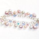 ST293  Pearl Bracelet in Sterling Silver