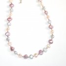ST289  Pearl Necklace in Sterling Silver