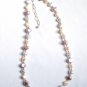ST289  Pearl Necklace in Sterling Silver