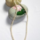 ST333  Pearl Necklace in Sterling Silver
