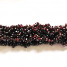 ST145 Garnet Bracelet in Sterling Silver