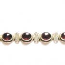ST150 Garnet Bracelet in Sterling Silver
