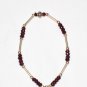 ST183 Garnet Bracelet in Sterling Silver