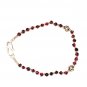 ST186 Garnet Bracelet in Sterling Silver