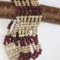 ST271 Garnet Bracelet in Sterling Silver