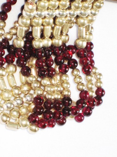 ST271 Garnet Bracelet in Sterling Silver