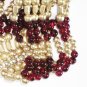 ST271 Garnet Bracelet in Sterling Silver