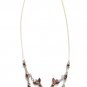 ST216 Garnet Necklace in Sterling Silver