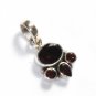 ST238 Garnet Pendant in Sterling Silver